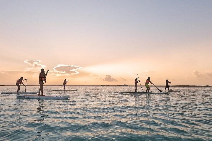 Amanecer en paddleboard sobre la laguna de Bacalar